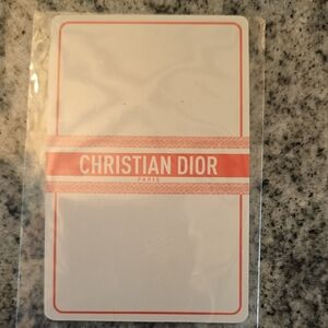 Christian Dior Playing Card 6 Of Hearts